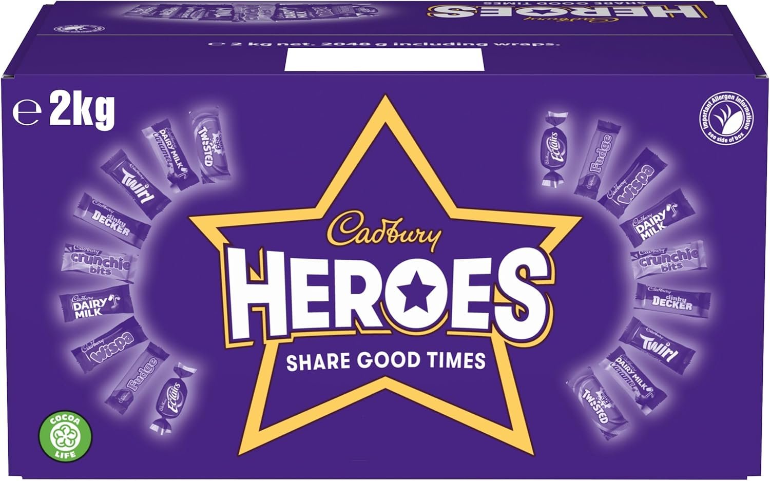 Cadbury Heroes Chocolate Bulk 2 KG Sharing Box03