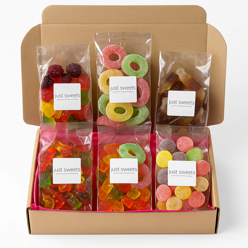 Gummymixlollybagsmysteryboxtimessixassortedflavours