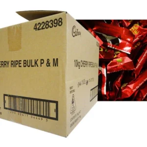 Cadbury Cherry Ripe Mini Bars (10kg box | ~555 x 18g pcs)
